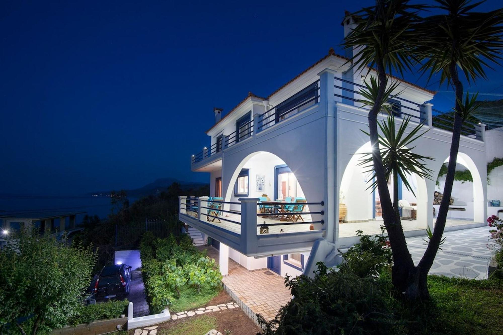 Blue Dream Seaside Villa With Superb Sea Views Kymi Dış mekan fotoğraf