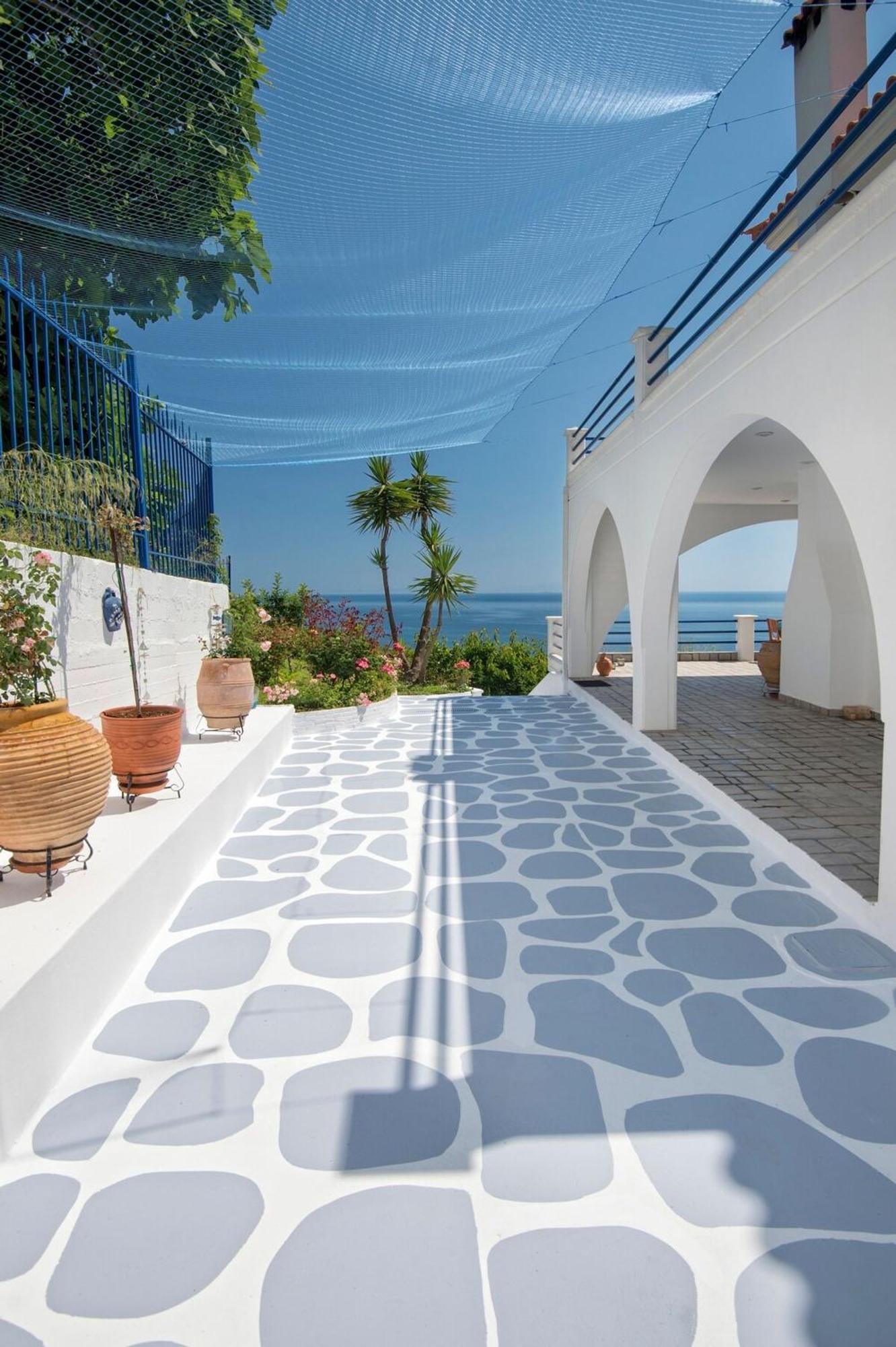 Blue Dream Seaside Villa With Superb Sea Views Kymi Dış mekan fotoğraf